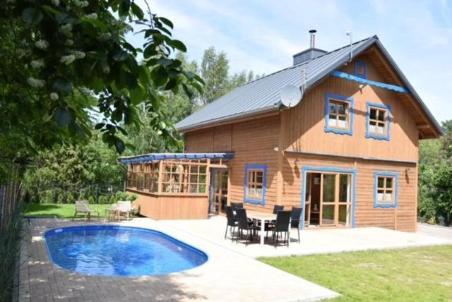 Przystanek Jeziorna 49 Villa Perlino Buitenkant foto
